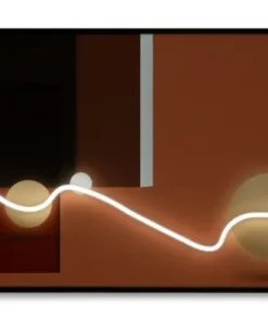 Tableau abstrait avec LED décoratif
