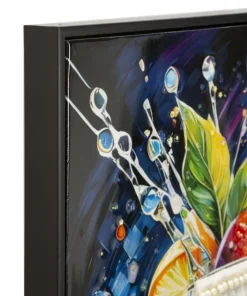 Tableau Cocktail Laqué avec Cadre