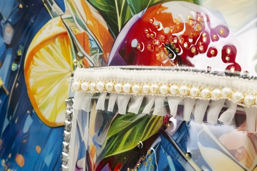 Tableau Cocktail Laqué avec Cadre