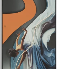 Tableau danseuse LED tridimensionnel 60x90 cm
