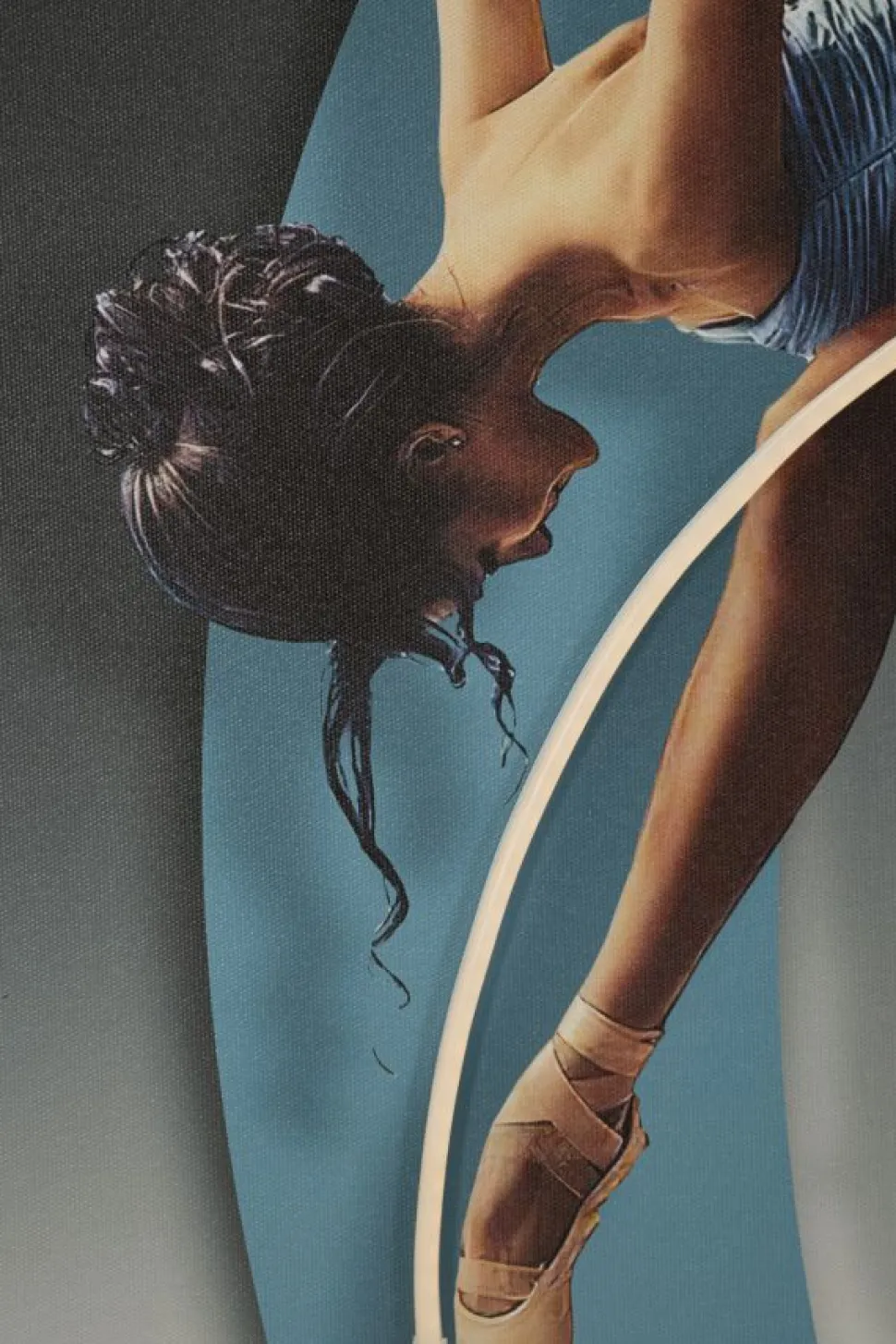 Tableau danseuse LED tridimensionnel 60x90 cm