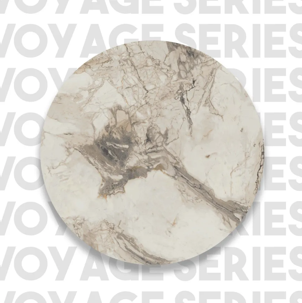 Étagère bibliothèque Opawa L87,5cm Métal Or et Bois Effet marbre Blanc