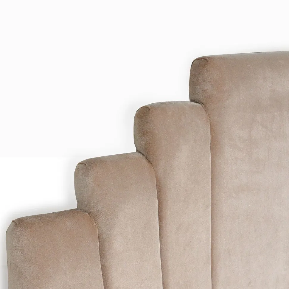 Tête de lit Arena 160 cm Velours Taupe