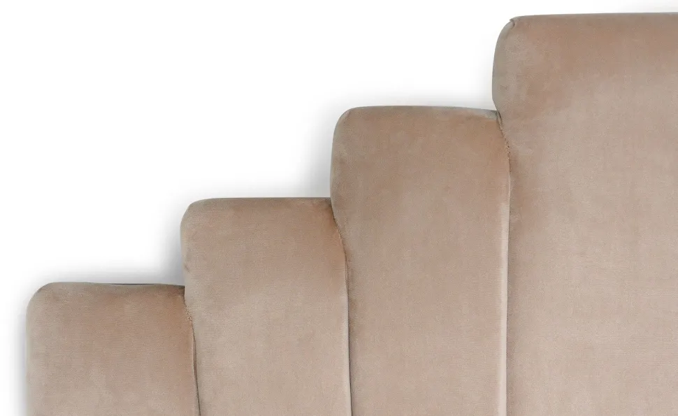 Tête de lit Arena 160 cm Velours Taupe