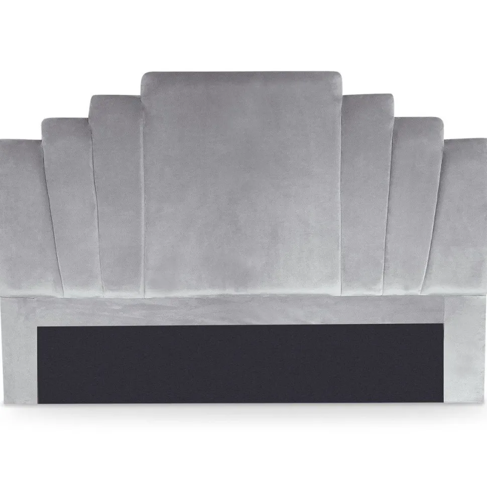 Tête de lit Arena 180 cm Velours Argent
