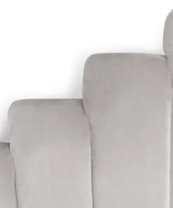 Tête de lit Arena 180 cm Velours Argent