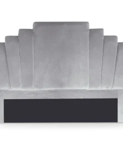Tête de lit Arena 160 cm Velours Argent