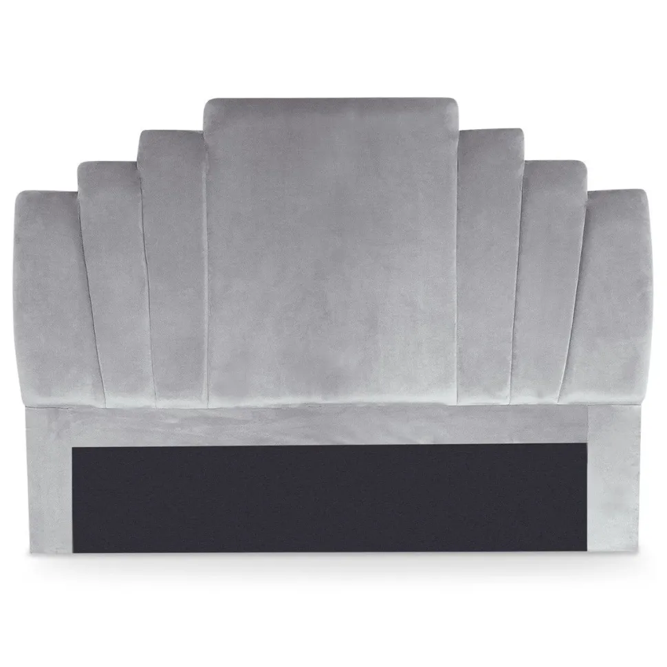 Tête de lit Arena 160 cm Velours Argent
