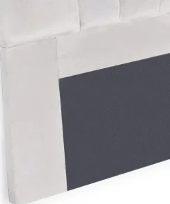 Tête de lit Arena 160 cm Velours Argent