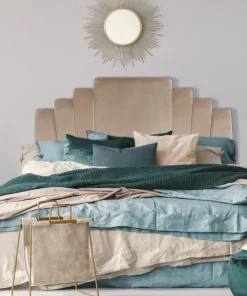 Tête de lit Arena 140 cm Velours Taupe
