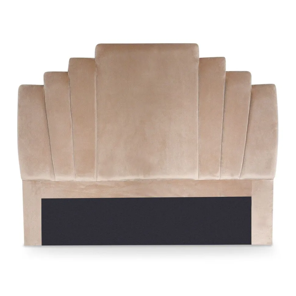 Tête de lit Arena 140 cm Velours Taupe