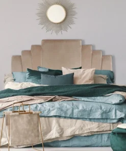 Tête de lit Arena 140 cm Velours Taupe