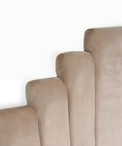 Tête de lit Arena 140 cm Velours Taupe