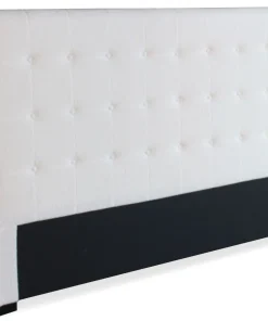 Tête de lit capitonnée Luxor 180cm Tissu bouclette Crème