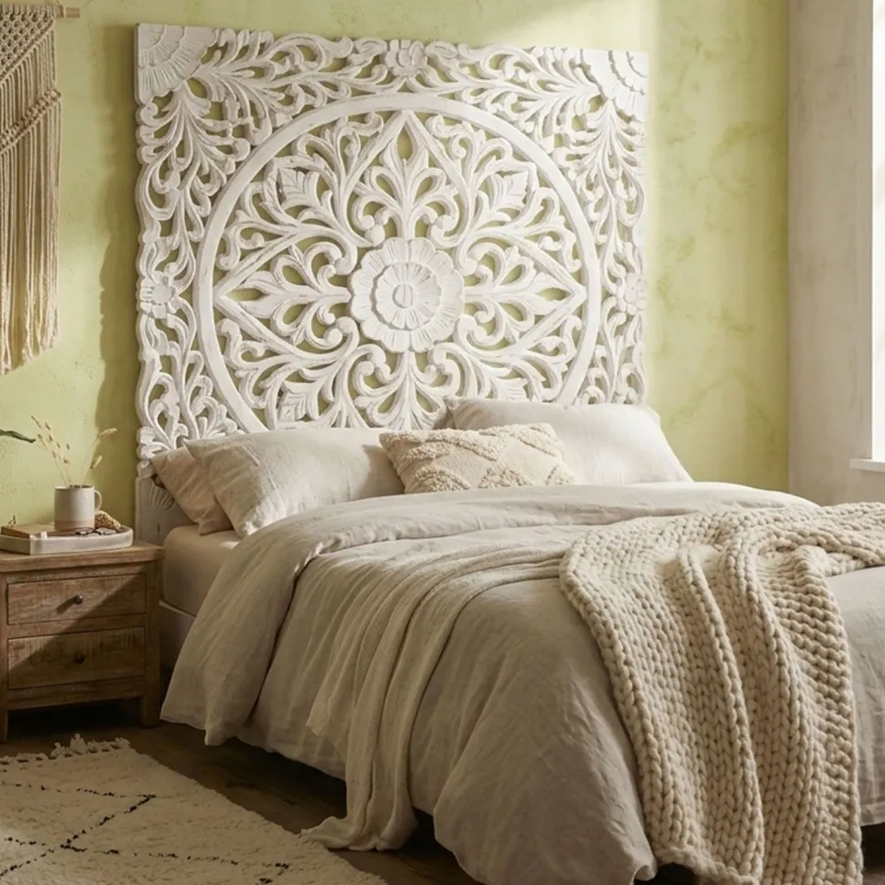 Tête de lit Flora 140cm Bois Blanc