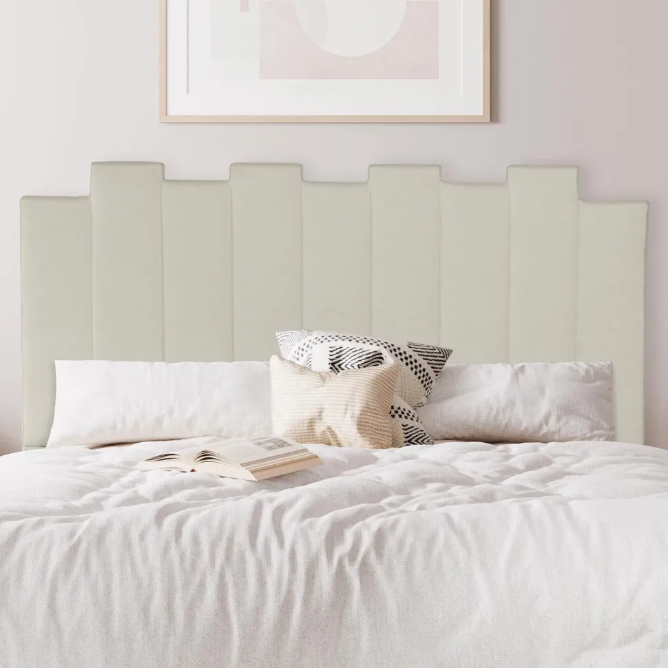 Tête de lit Lucky 140 cm Tissu Beige