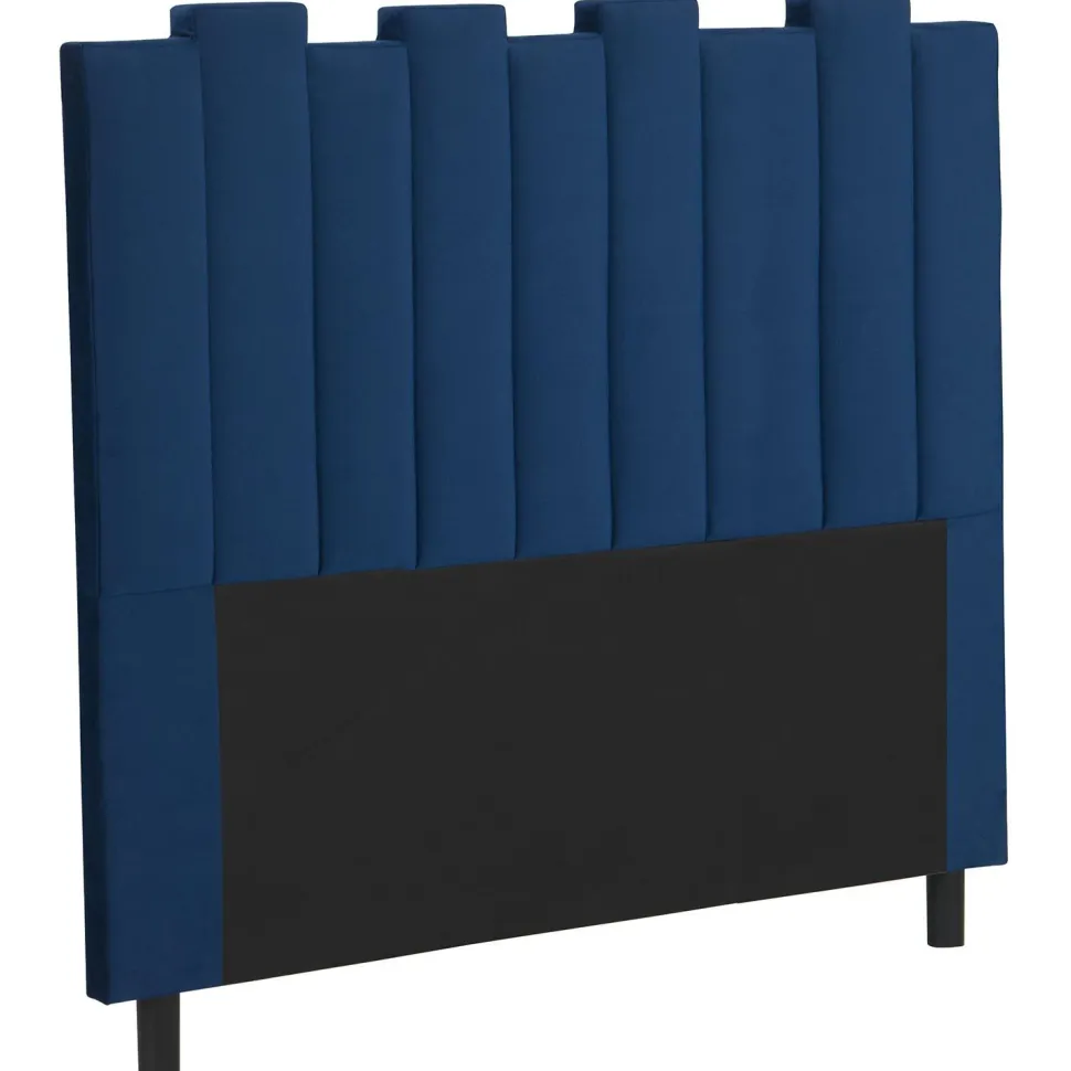 Tête de lit Lucky 140 cm Velours Bleu