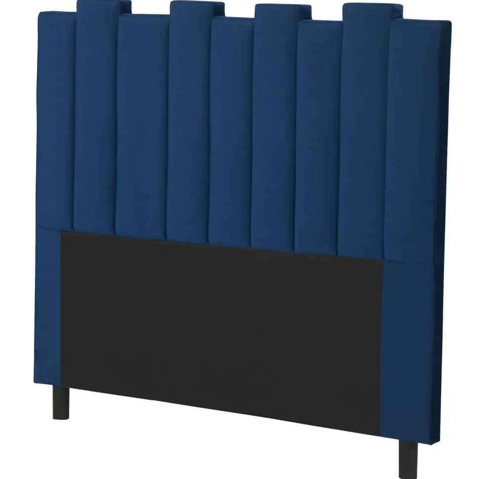 Tête de lit Lucky 140 cm Velours Bleu