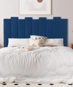 Tête de lit Lucky 140 cm Velours Bleu