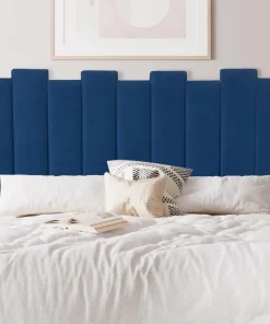 Tête de lit Lucky 140 cm Velours Bleu
