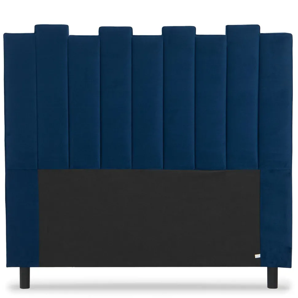 Tête de lit Lucky 140 cm Velours Bleu