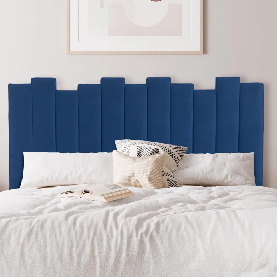 Tête de lit Lucky 160 cm Velours Bleu