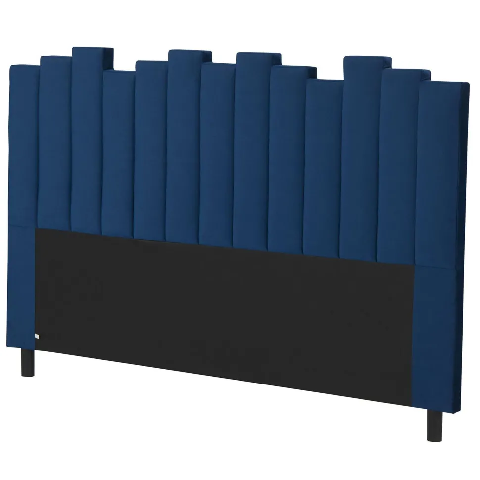 Tête de lit Lucky 180cm Velours Bleu