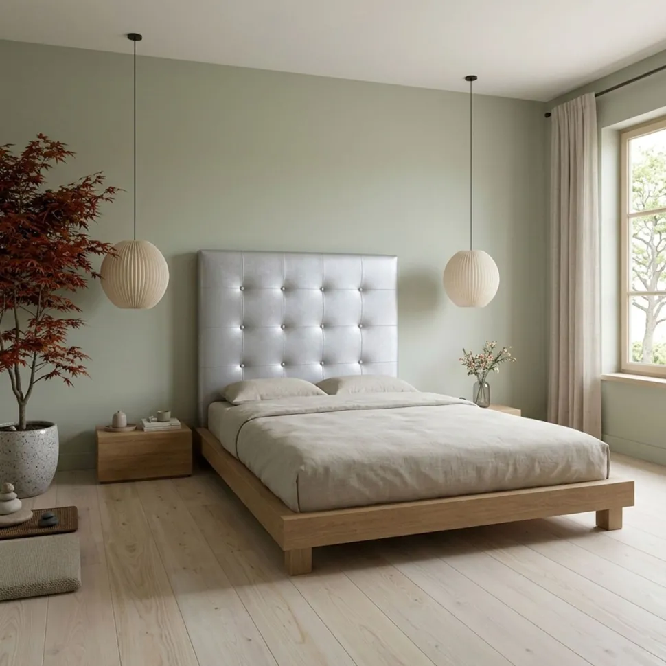 Tête de lit Luxor 90cm Argent