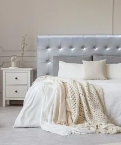 Tête de lit Luxor 180cm Argent