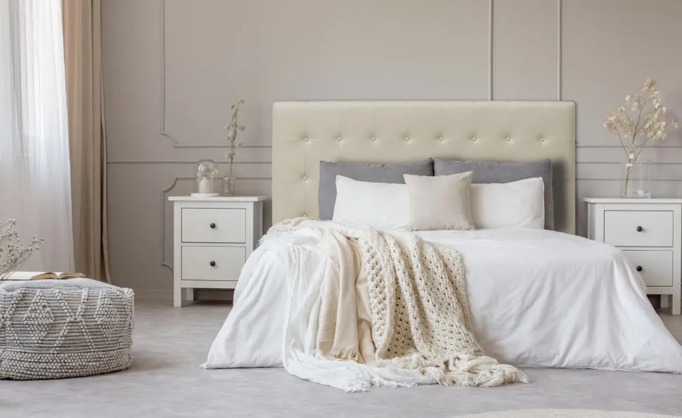 Tête de lit Luxor 180cm Beige