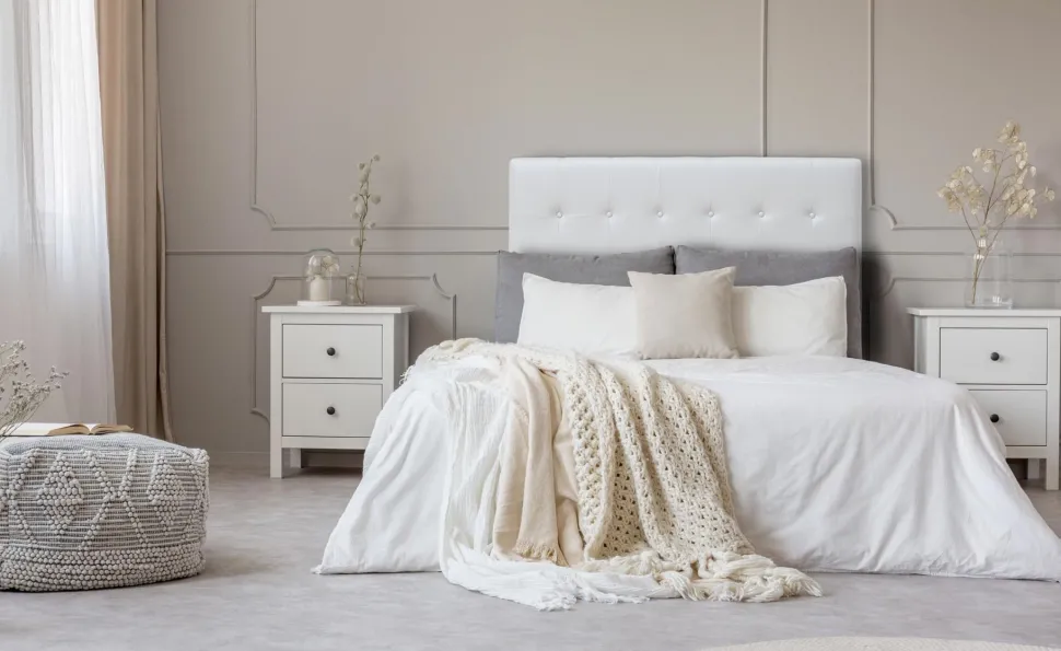 Tête de lit Luxor 140cm Blanc