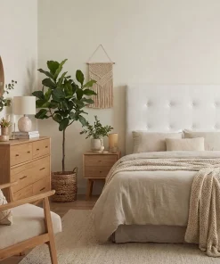Tête de lit Luxor 90cm Blanc