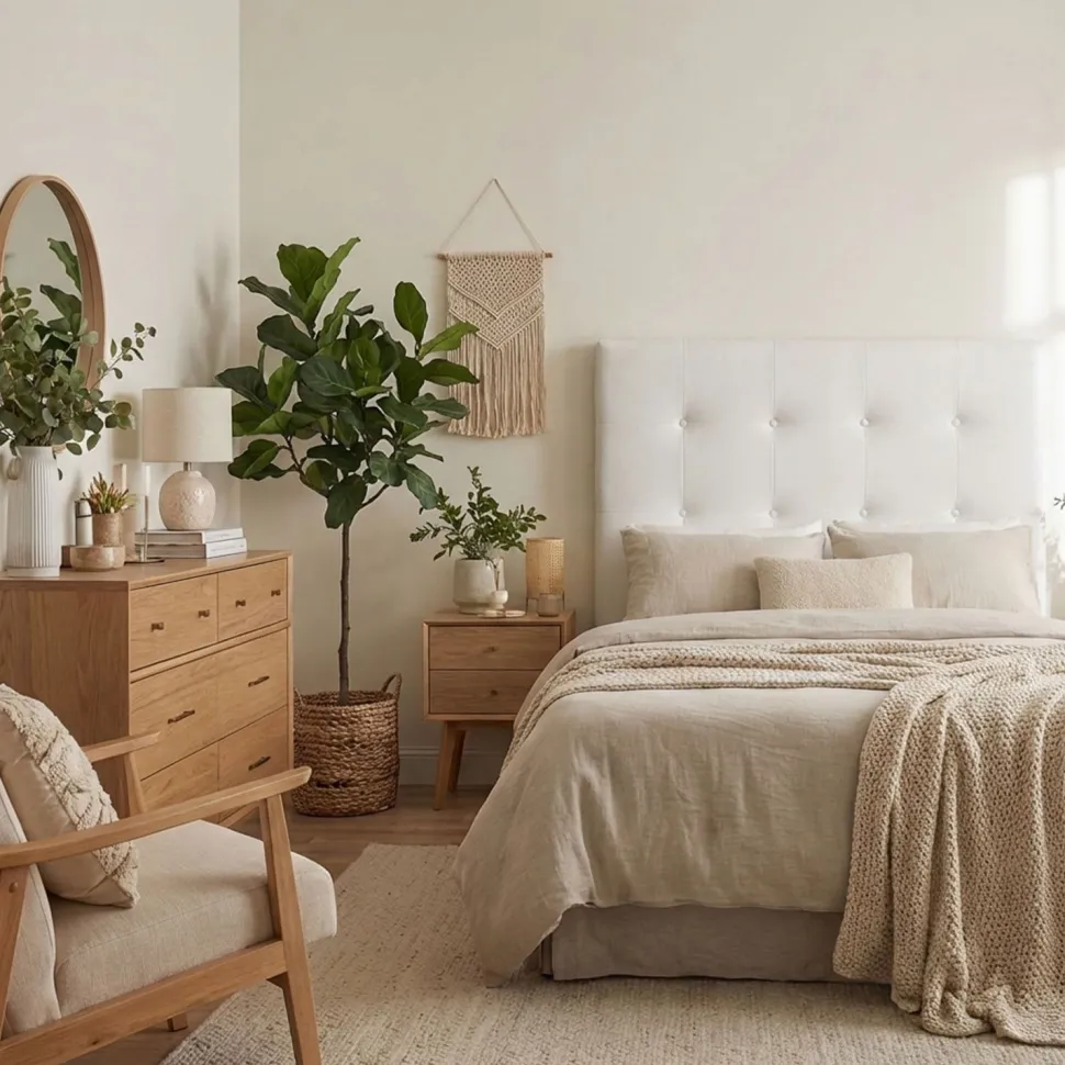 Tête de lit Luxor 90cm Blanc
