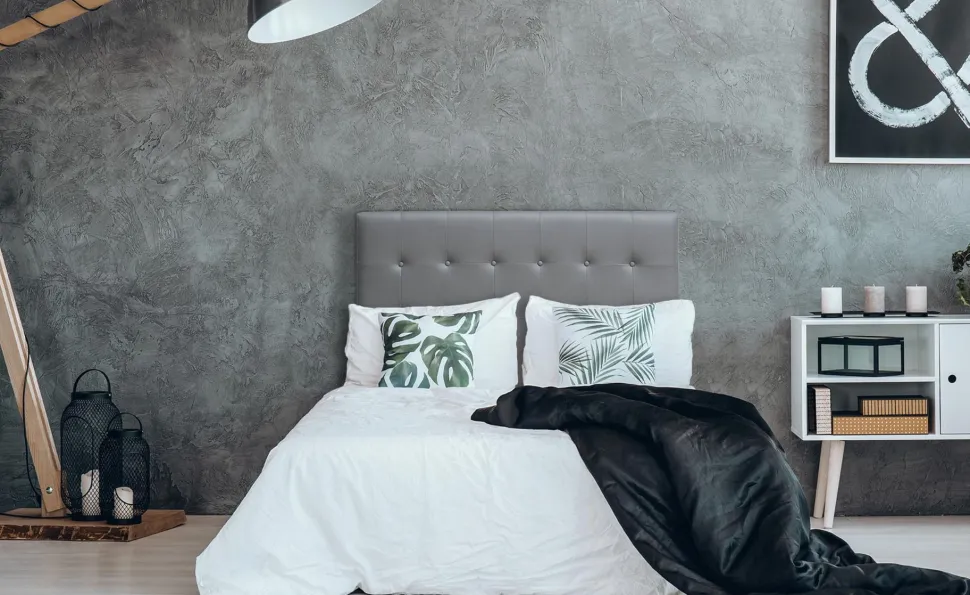 Tête de lit Luxor 140cm Gris