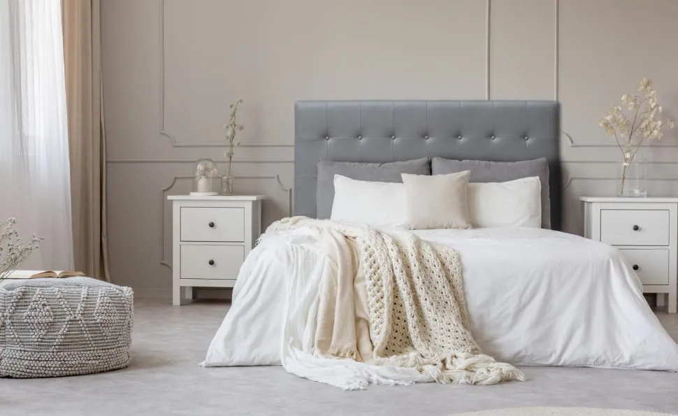 Tête de lit Luxor 160cm Gris