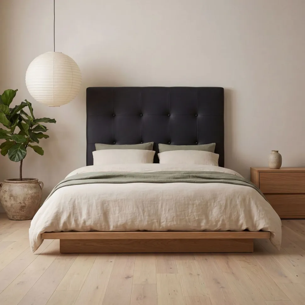 Tête de lit Luxor 90cm Noir