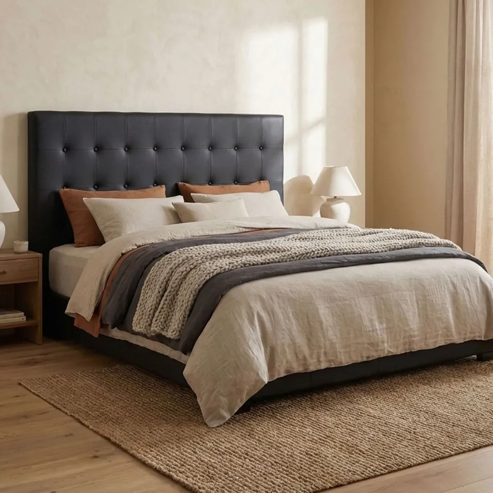 Tête de lit Luxor 180cm Noir
