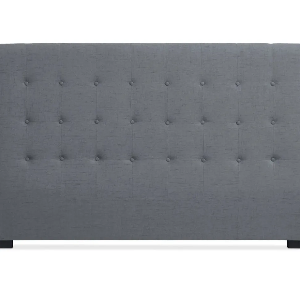 Tête de lit Luxor 180cm Tissu Gris