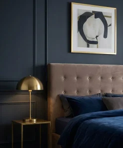 Tête de lit Luxor 180cm Velours Taupe