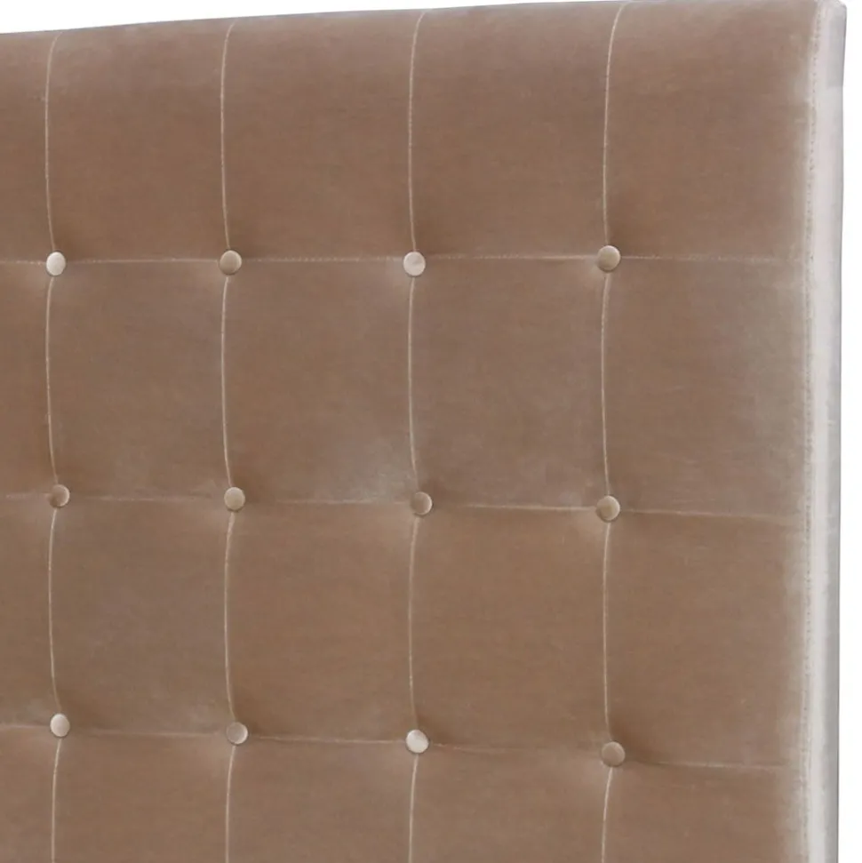 Tête de lit Luxor 180cm Velours Taupe