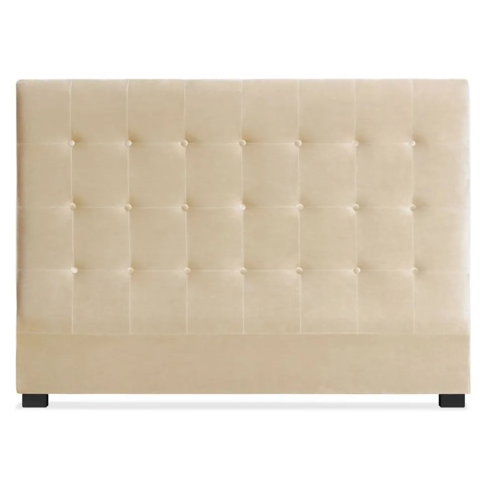 Tête de lit Luxor 160cm Velours Beige