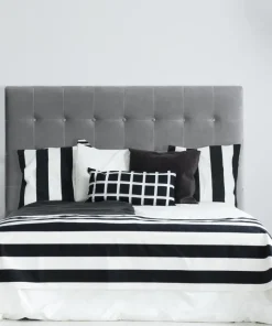 Tête de lit Luxor 160cm Velours Argent