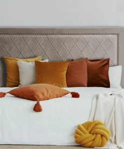 Tête de lit Meghan 160cm Velours Taupe
