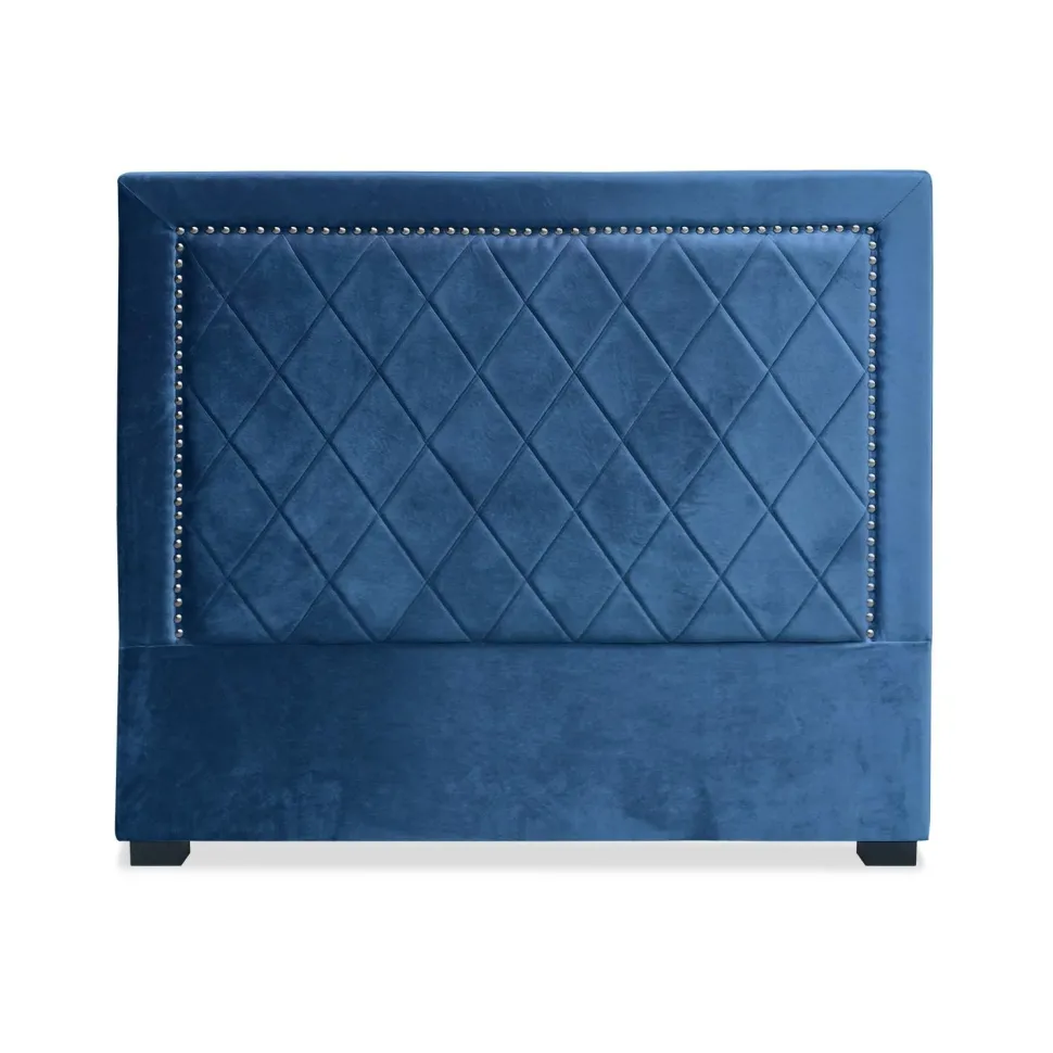 Tête de lit Meghan 140cm Velours Bleu