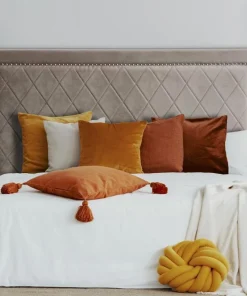 Tête de lit Meghan 180cm Velours Taupe