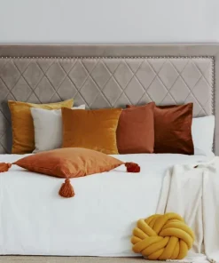 Tête de lit Meghan 180cm Velours Taupe