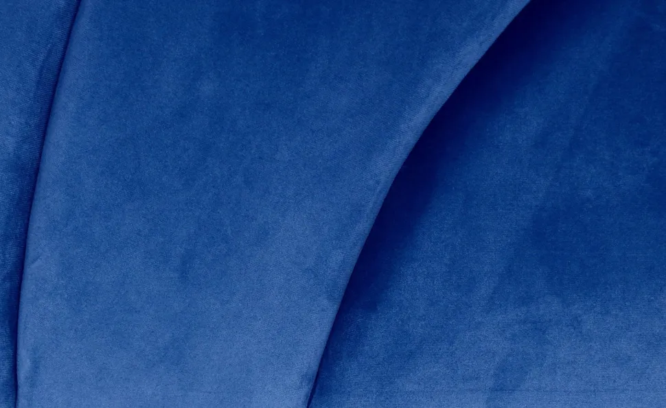 Tête de lit Mermaid 140 cm Velours Bleu