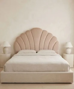 Tête de lit Mermaid 140 cm Velours Taupe