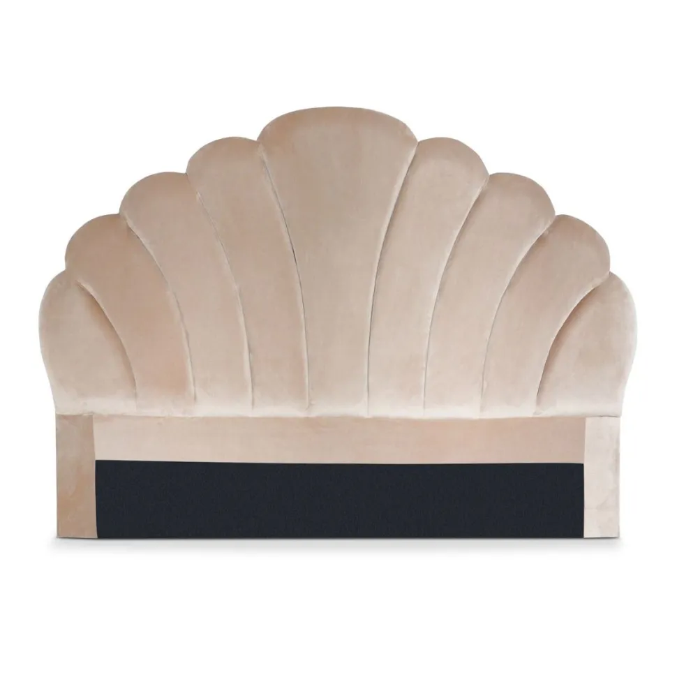 Tête de lit Mermaid 140 cm Velours Taupe