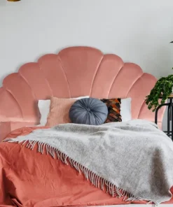 Tête de lit Mermaid 180 cm Velours Rose